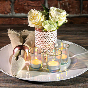 Richland Daisy White and Blush Pink Vase 4"