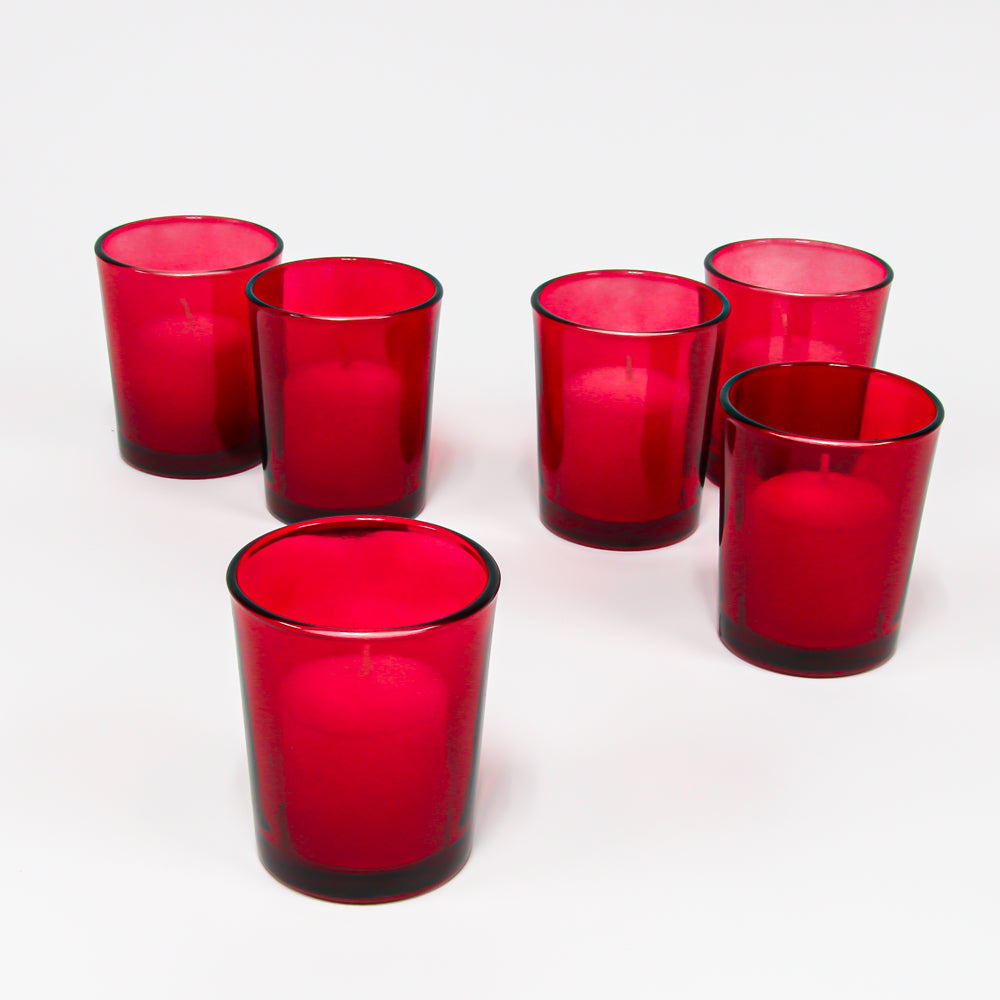 Richland Votive Candles & Eastland Colored Votive Holders Set of 144