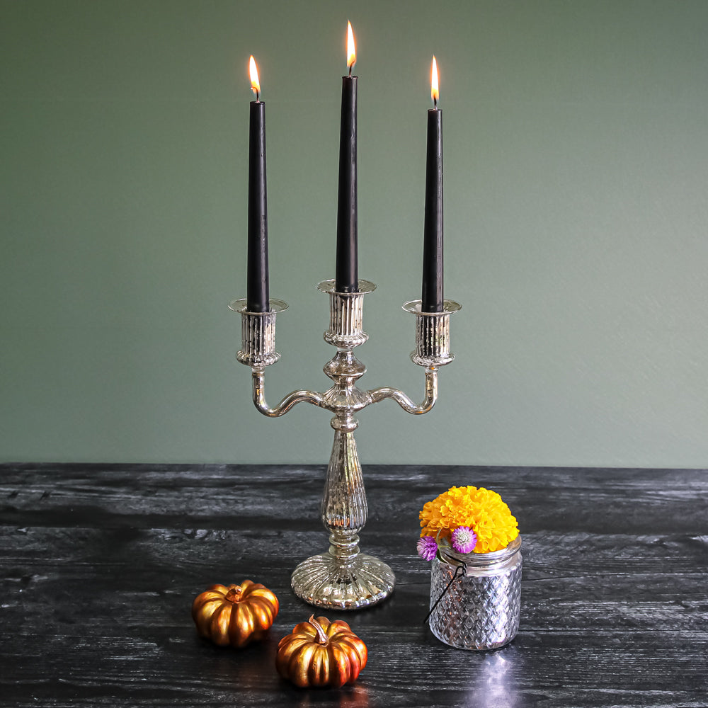 Richland Taper Candles 10" Black