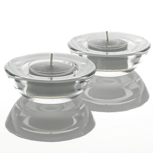 Richland Clear Cup Extended Burn Tealight Candles White Unscented Set of 100