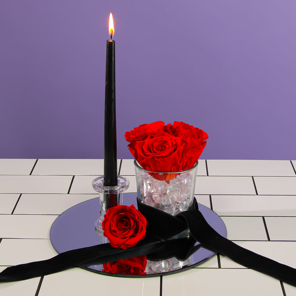 Preserved Roses Red 2.5in (6 rose heads)
