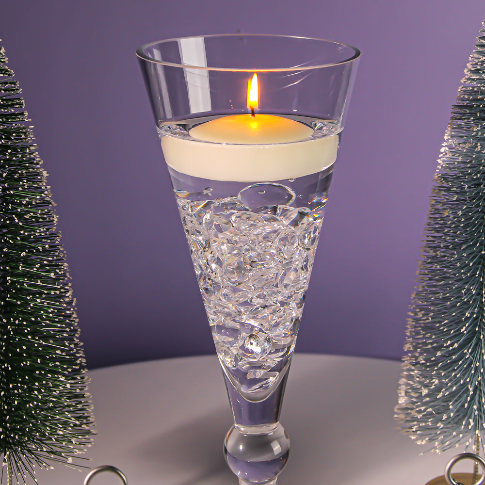 Richland Floating Candles 3" Light Ivory Set of 12