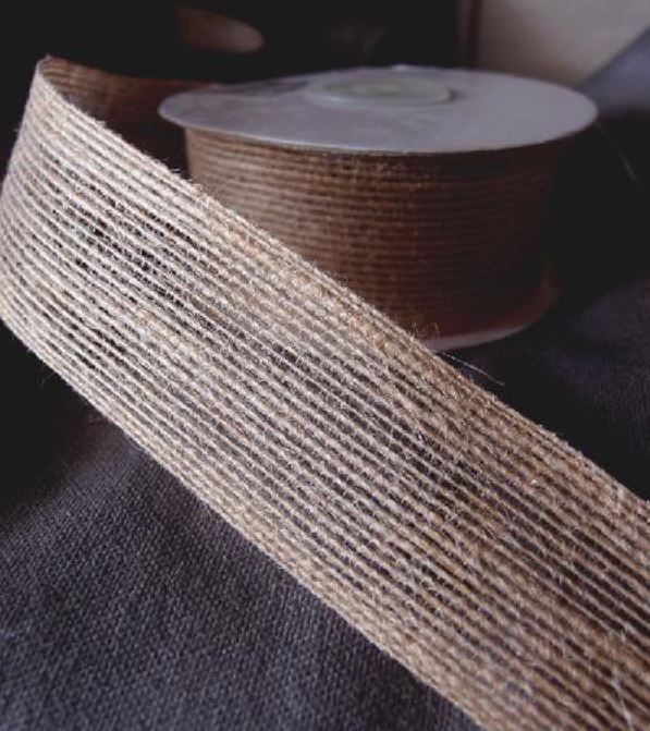 Natural Jute Ribbon 1.5" x 10yds