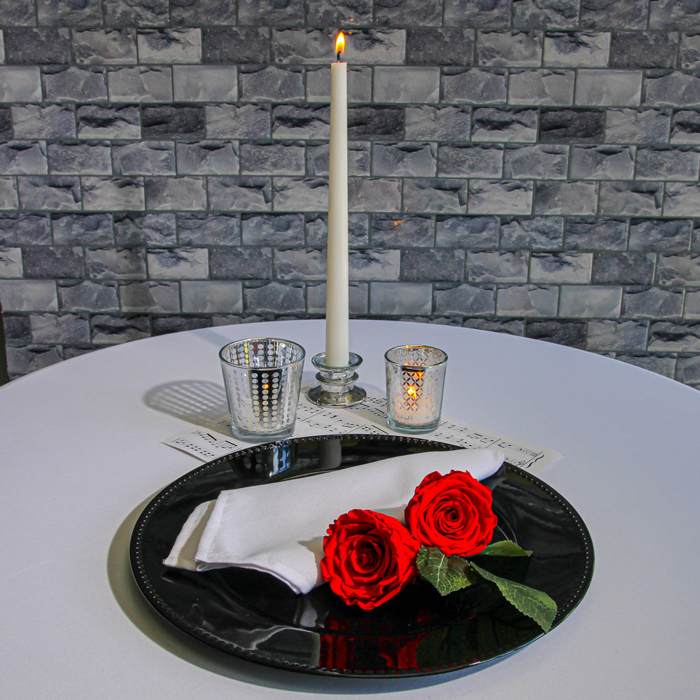 richland beaded charger plate 13 black set of 24