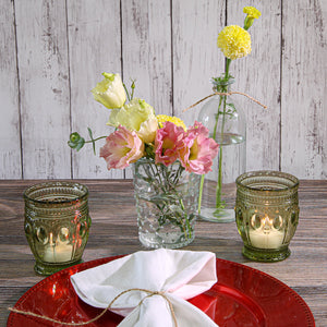 Richland Vintage Charm Candle Holder Green