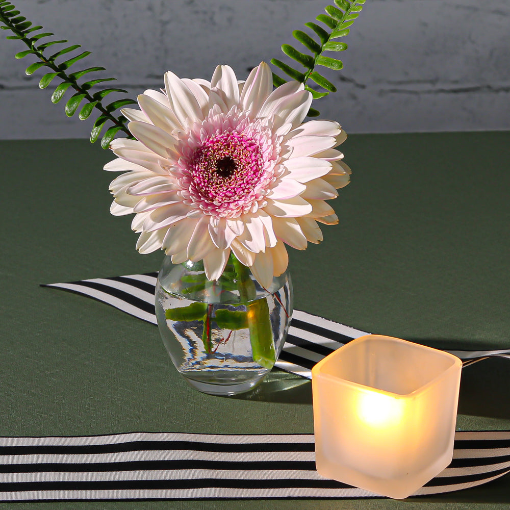 eastland square votive candle holder frosted set of 72