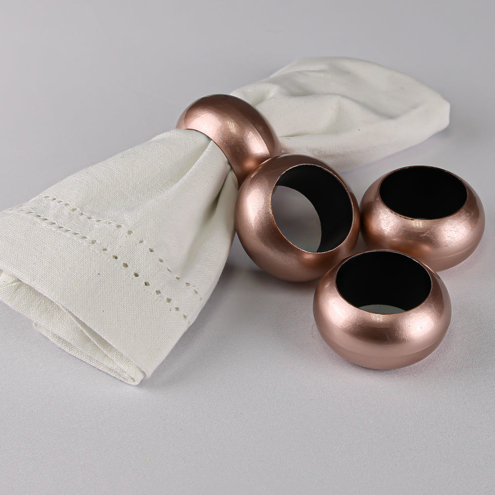 Richland Napkin Ring 2.3" Rose Gold Set of 12