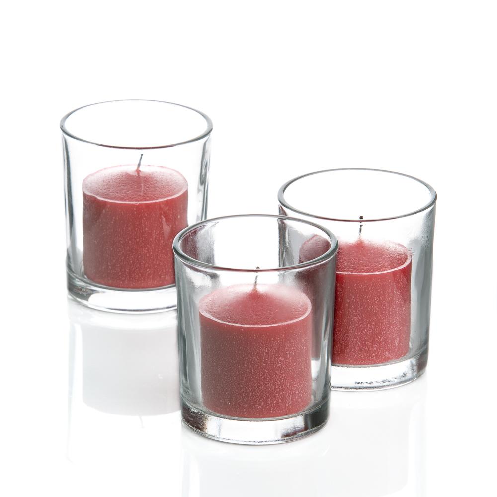 Richland Votive Candles Unscented Red 10 Hour Set of 12