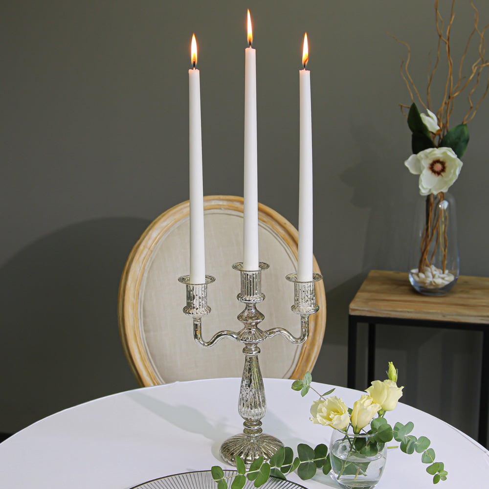 richland taper candles 14 white set of 10
